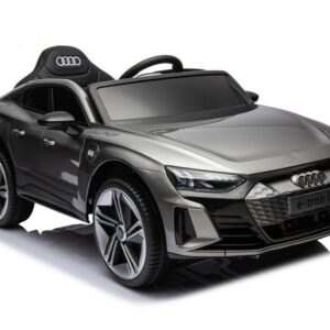 Kinderfahrzeug - Elektro Auto "Audi E-Tron GT" - lizenziert - 12V7AH Akku und 2 Motoren- 2,4Ghz + MP3 + Leder + EVA - Grau