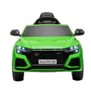 Kinderfahrzeug - Elektro Auto "Audi RS Q8" - lizenziert - 12V7A Akku und 2 Motoren- 2,4Ghz + MP3 + Leder + EVA - Grün