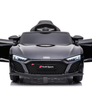 Kinderfahrzeug - Elektro Auto "Audi R8 Spyder" - lizenziert - 12V7AH Akku und 2 Motoren- 2,4Ghz + MP3 + Leder + EVA - Schwarz