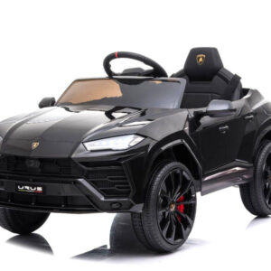 Elektro Kinderauto "Lamborghini Urus" - lizenziert - 12V Akku, 2 Motoren- 2,4Ghz Fernsteuerung, MP3, Ledersitz+EVA - Schwarz